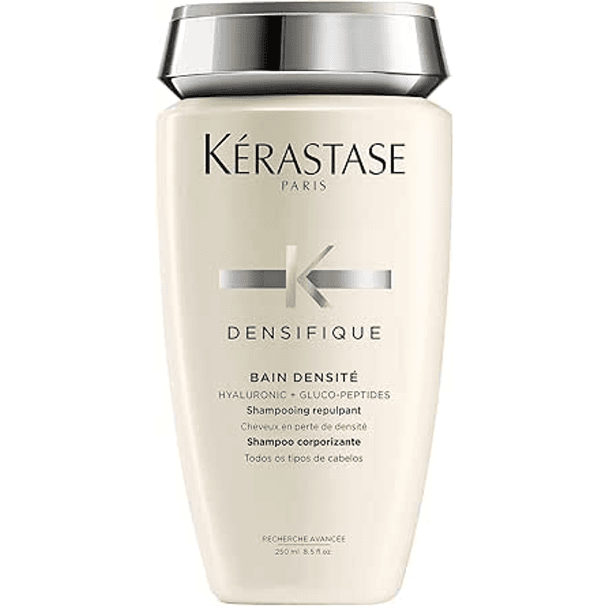Kérastase Shampoo Densifique Bain Densité, Sem densidade e volume, Densidade, volume, Ácido Hialurônico, 250 ml