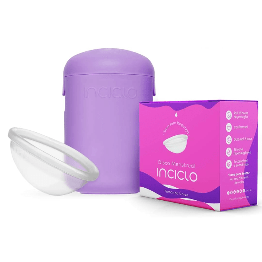 Disco Menstrual Inciclo + Cápsula Esterilizadora Inciclo Lavanda