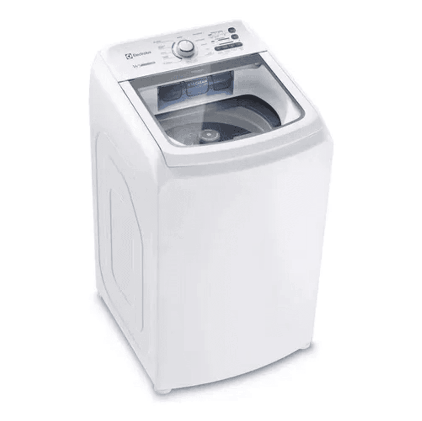 Máquina de Lavar Electrolux 14kg Branca Essential Care com Cesto Inox e Jet&Clean LED14 110V