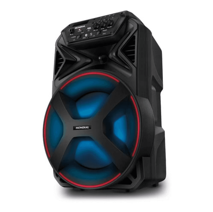 Caixa De Som Amplificada Bluetooth 250w Cm250 Mondial Bivolt Cor Preto 110V/220V