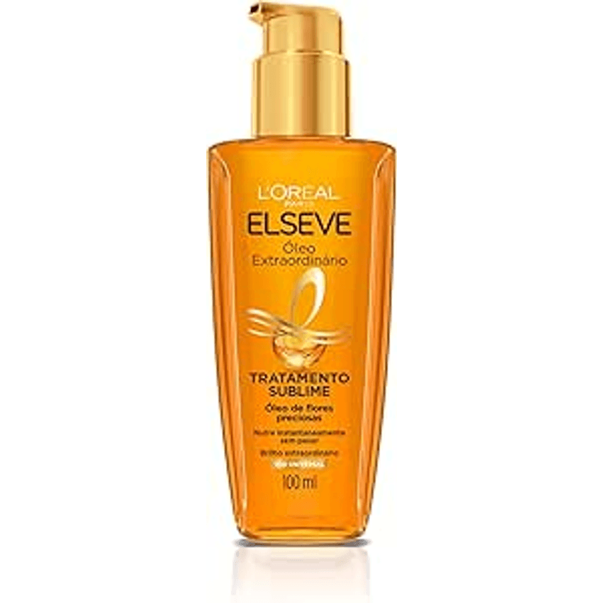 L'Oréal Paris Elseve Óleo Finalizador Óleo Extraordinário, Anti Frizz, Protetor Térmico, 100ml