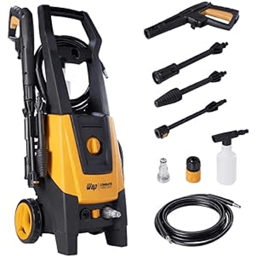 WAP COMBATE TURBO 2600 - Lavadora de Alta Pressão, Indução 1700W, 2100 PSI/Libras, 360L/h, Profissional, Semi Intensivo, 127V