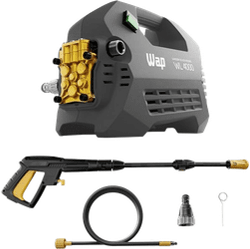 WAP Lavadora de Alta Pressão Profissional WL 4000, 420L/h, com Agulha Desobstruidora e Motor de Indução, 2000W 127V