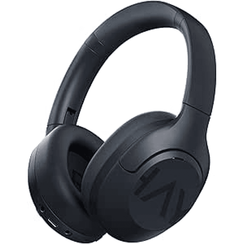 Haylou S30 Fones De Ouvido Bluetooth Com Cancelamento De Ruído Ativo, Over-ear Headphones Dobrável E Até 80 Horas De Bateria Para Treino, Academia, Trabalho