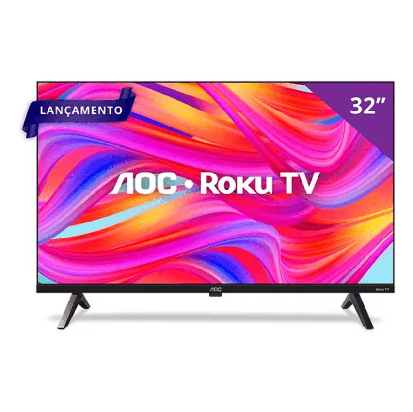 Smart Tv Aoc 32'' Led Roku Hd Wi-fi 32s5045 Bivolt