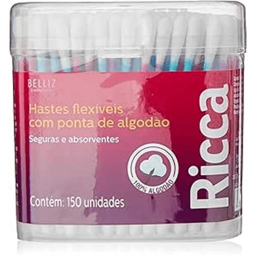 Ricca Hastes Flexíveis Pote