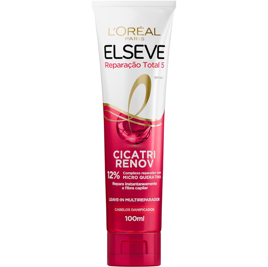 Leave-In L'Oréal Paris Elseve Reparação Total 5 Cicatri Renov 100ml