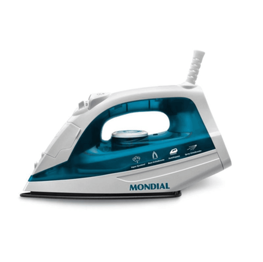 Ferro de Passar Roupas a Vapor Mondial F-32 Potência 1200w 110v