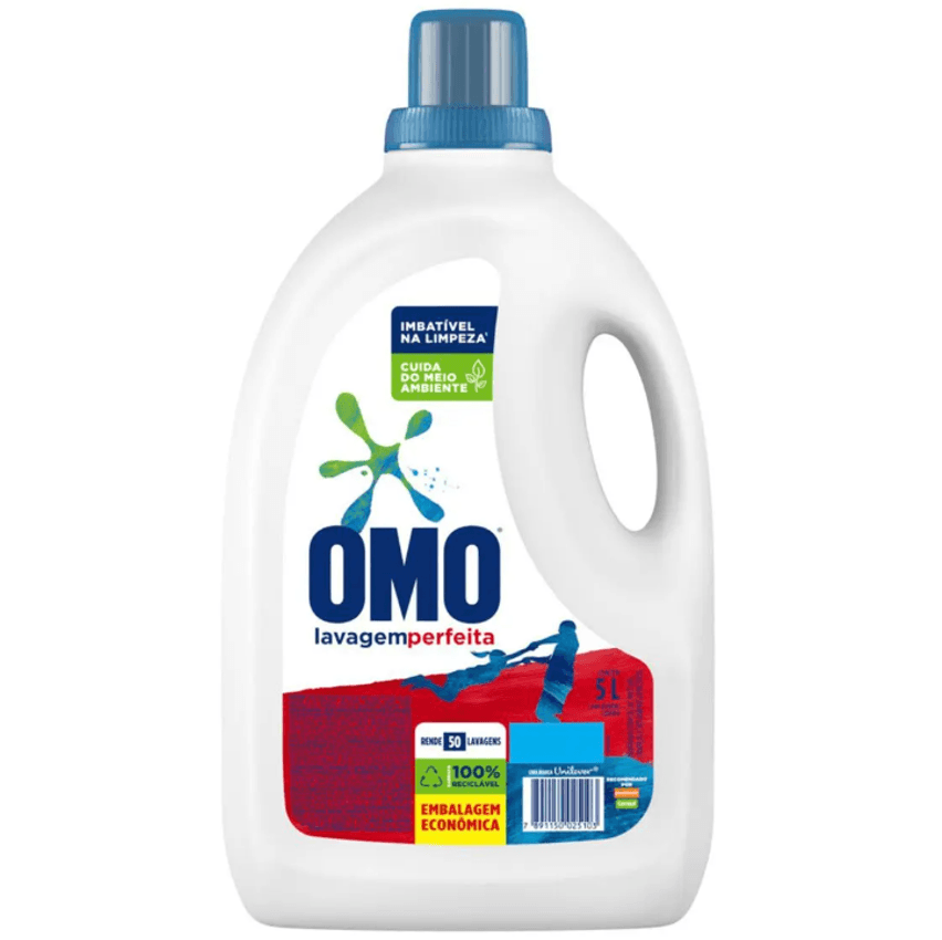 Sabão Líquido Omo Lavagem Perfeita 5L