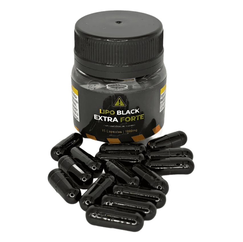 Lipo Black Extra Forte Gold Labs 15 Cápsulas - Original