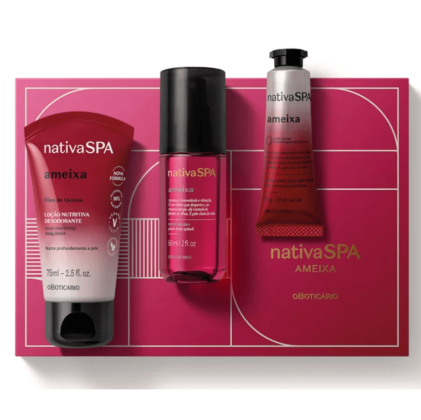 Mini Kit Presente Nativa Spa Ameixa (3 itens)