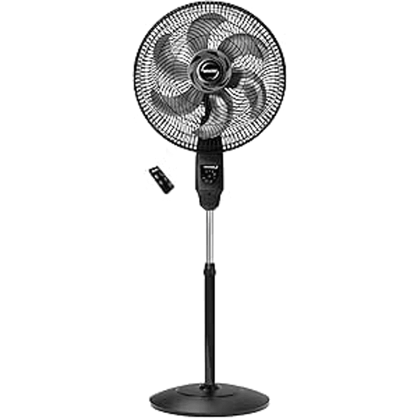 Ventilador de Coluna Mallory Chronos 126W, Silencioso, Com Controle Remoto, Hélice de 6 pás, Auto Desligamento Programável de até 7 Horas- PR – GR - 220V