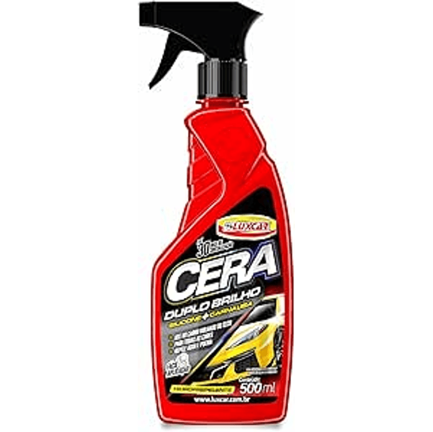 Luxcar - Cera Líquida Automotiva Carnaúba Duplo Brilho