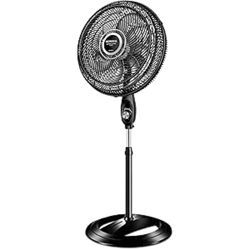 Ventilador Coluna 40cm Super Turbo 8 Pás, Mondial, Preto/Prata, 140W, 110V - VTX-40C-8P