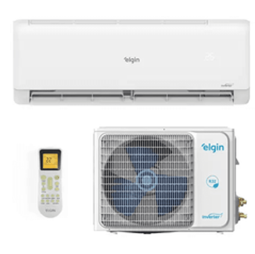 Ar-condicionado Split Inverter Ii 12000 Btus Elgin Eco Com Wi-fi Integrado High Wall Só Frio 45hjfi12c2wb/45hjfe12c2cb 220v