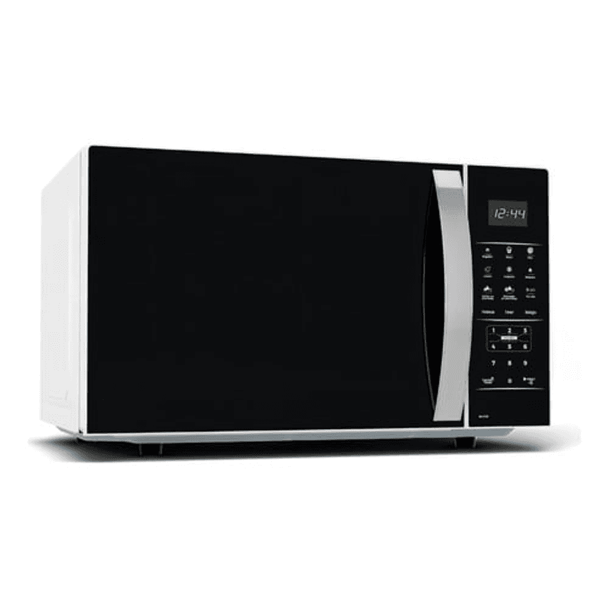 Micro-ondas Britânia BMO38 33 Litros Limpa Fácil Painel Digital 1400W branco com detalhe preto 110V