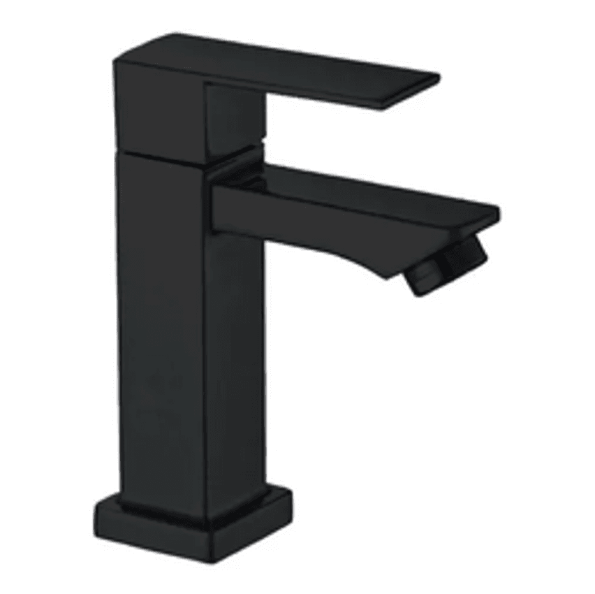 Torneira De Banheiro Lavabo Luxo Metal Cromada Moderna Preta