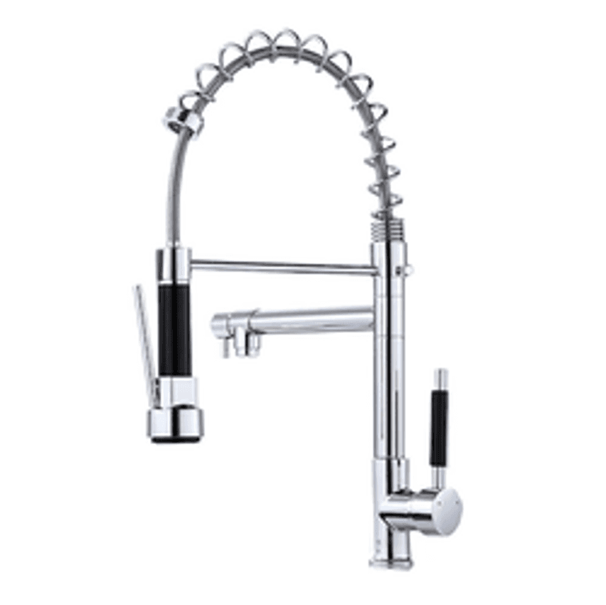 Torneira Gourmet 50cm Com Misturador Monocomando Cromada De Bancada Belcca Tgm50c-bz