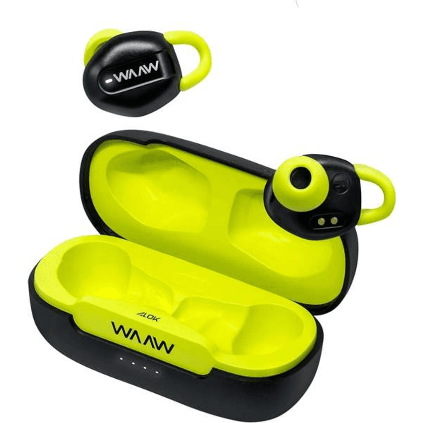 WAAW by ALOK Fone de Ouvido SPORT MOVE 200 Bluetooth, Resistente à Água e Suor, Até 30h de Autonomia
