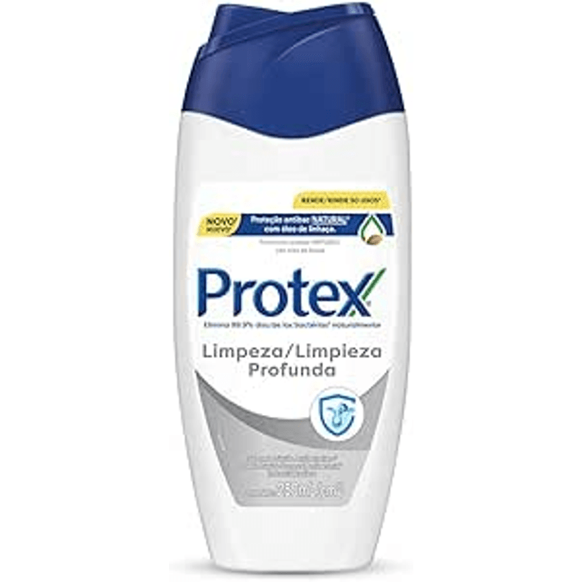 Sabonete Líquido Antibacteriano para Corpo Protex Limpeza Profunda Original 250ml