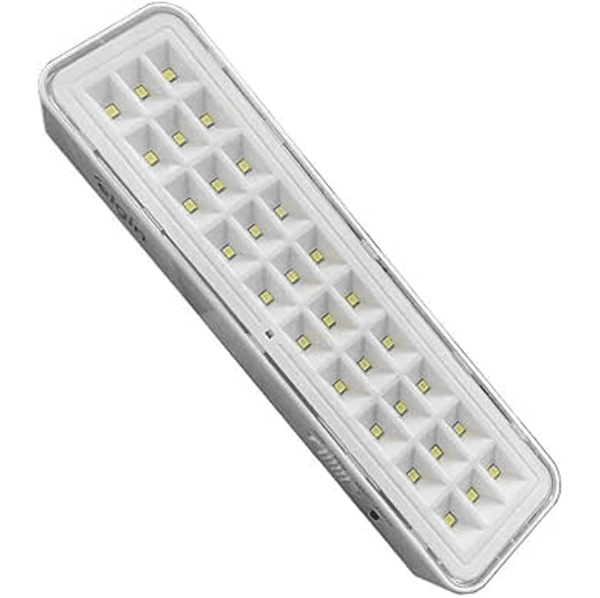 Luminária De Emergência 30 Leds 2w Elgin Bivolt Bateria Até 6 Horas Luz Branca Fria