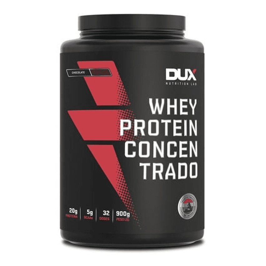 Whey Protein Concentrado - Pote 900g Dux Nutrition