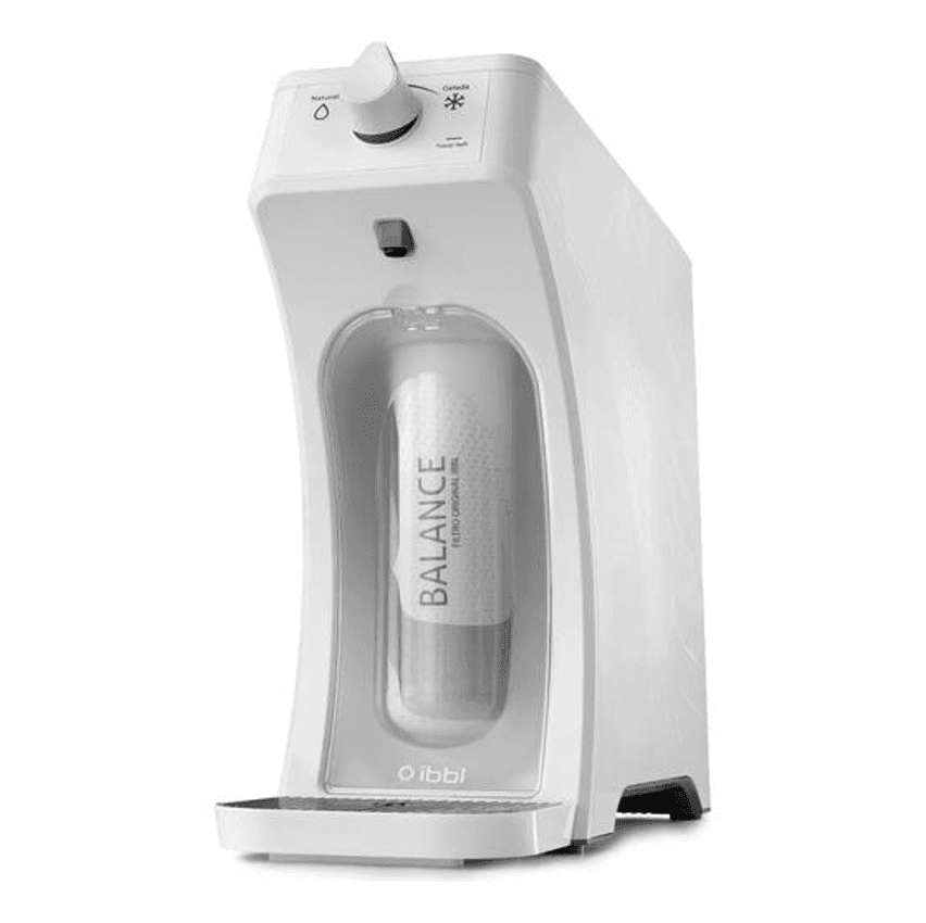 Purificador de Água Gelada Fria e Natural Eletrônico Ibbl E-due Equilibrium Branco Bivolt