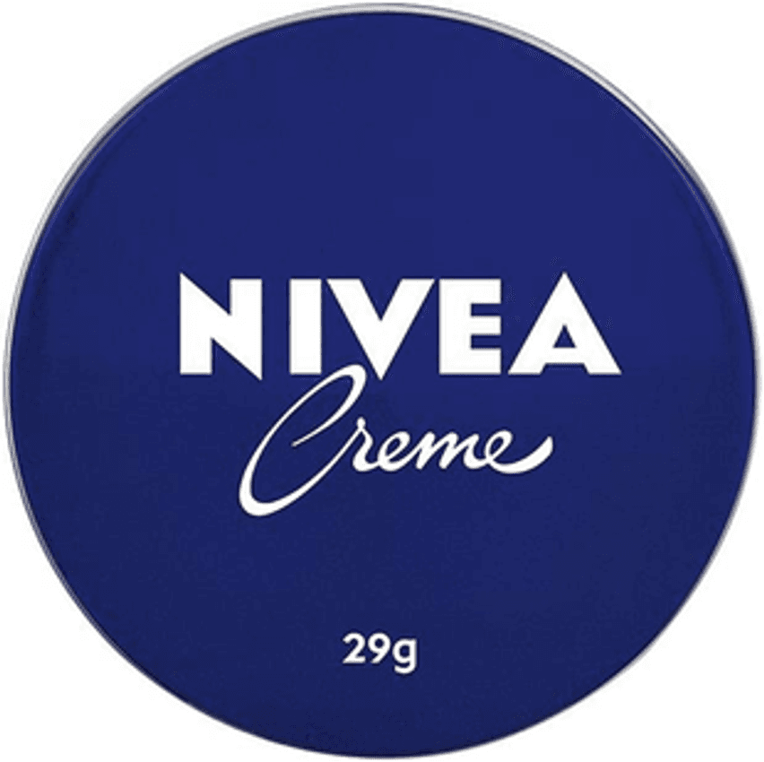 Nivea Creme Hidratante Lata 29g - Hidratação Profunda Para As Áreas Mais Ressecadas Como Cotovelo, Calcanhar, Joelho, Mãos E Pés, Também Protege Do Frio E Cuida Da Pele Tatuada