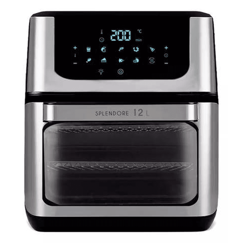 Fritadeira Air Fryer Oven Veronna Splendore Vaf1800d 4 Em 1 12 Litros Painel Digital 1700w Cor Preta 127v