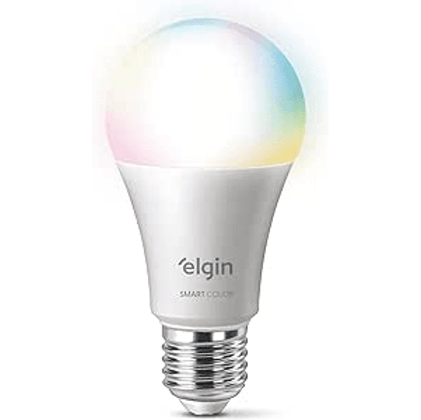 Lâmpada Inteligente Mais Potente 15w Smart Color Rgb Wifi Elgin Compatível Com Alexa E Google Home