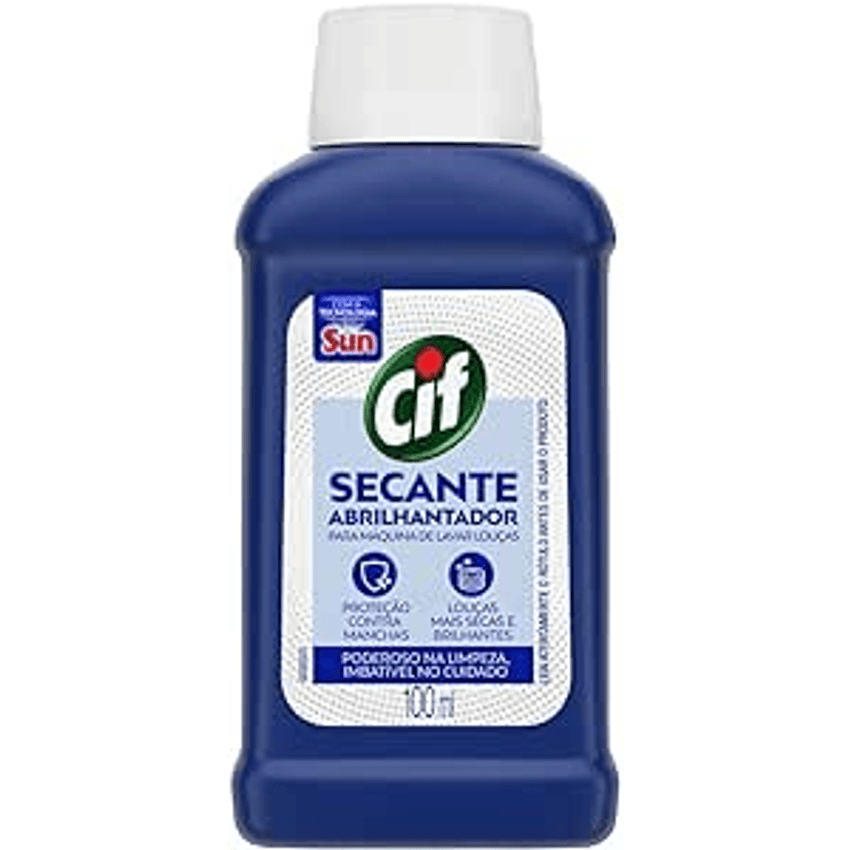 Cif Secante Abrilhantador Para Máquina De Lavar Louças 100Ml