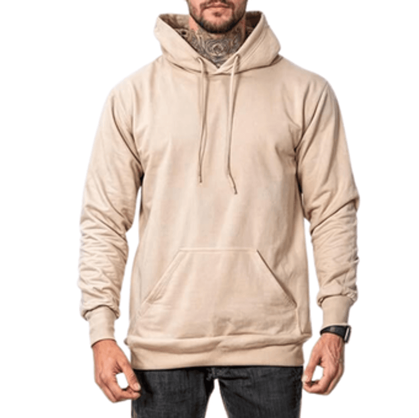 Moletom Liso Masculino Flanelado Blusa De Frio Com Capuz Casaco Sem Estampa