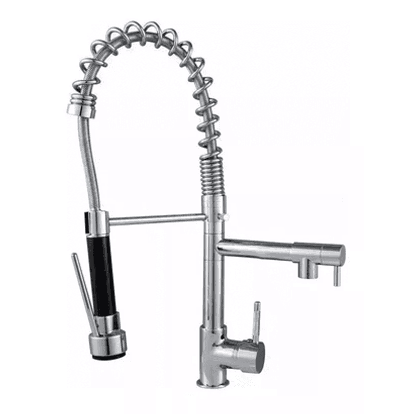Torneira Gourmet Para Cozinha Monocomando Envira Cor Prateado