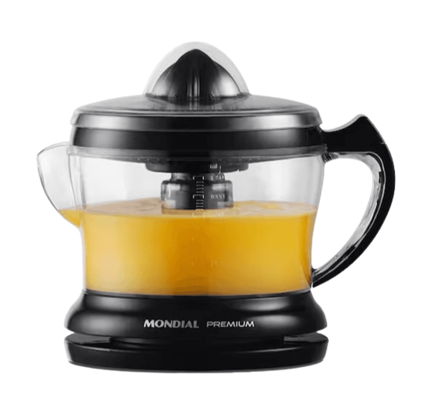 Espremedor de Frutas Mondial Premium E-02 - Preto - 110V