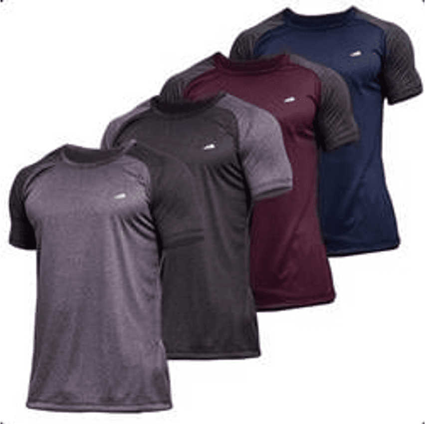 4 Camisetas Masculina Dry Fit Premium Academia Leve Kit