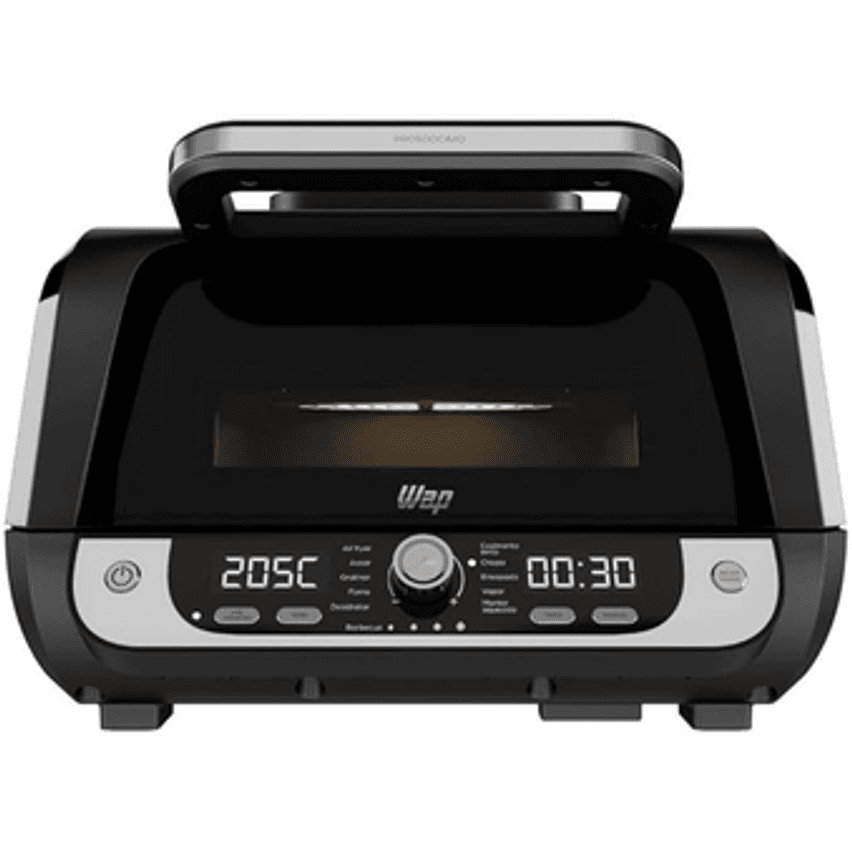 Fritadeira Elétrica Sem Óleo/air Fryer Wap - Barbecue Preto E Cinza Com Timer
