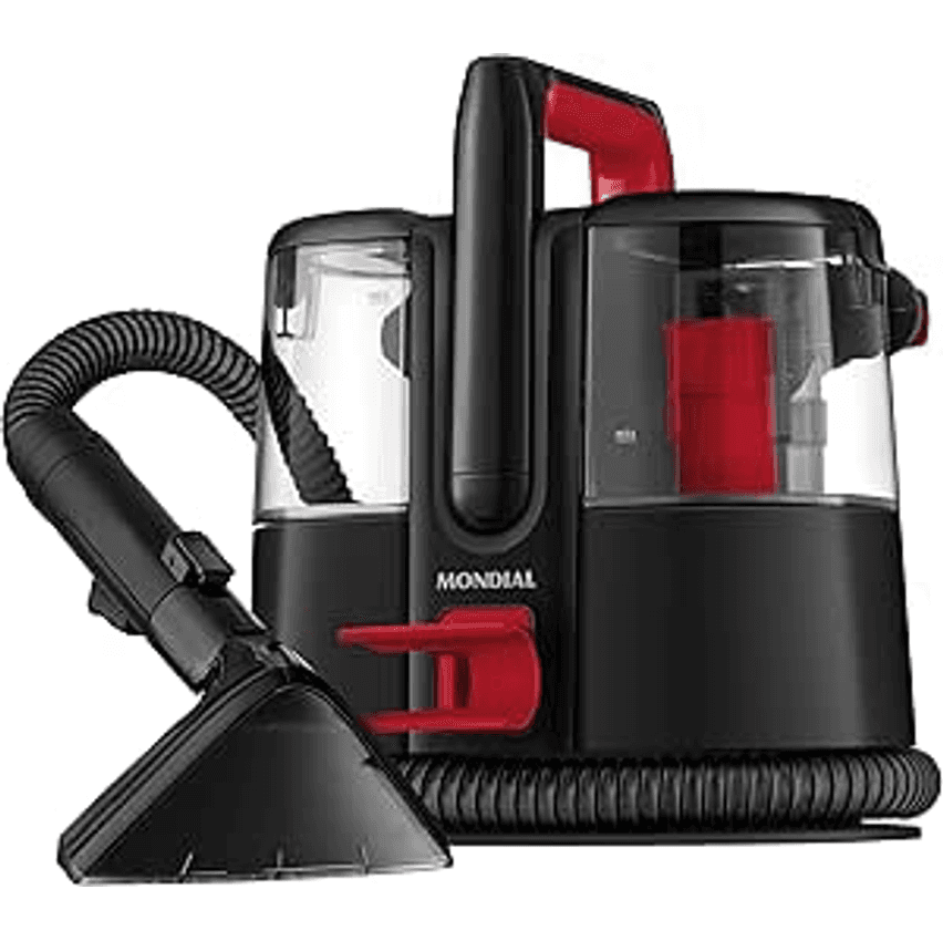 Extratora E Higienizadora Portátil Deep Cleaner I, Mondial, Preto/vermelho, 1650w, 110v - Exp-01-r
