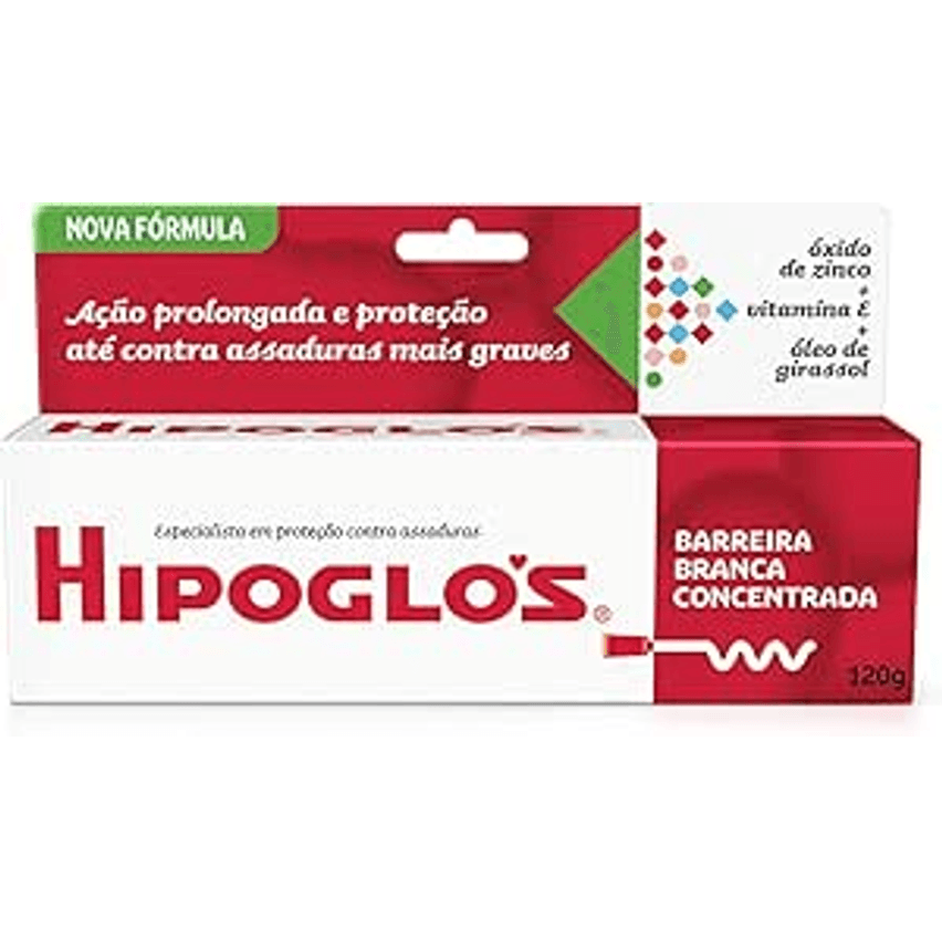 HIPOGLÓS® Creme Preventivo De Assaduras, 120g