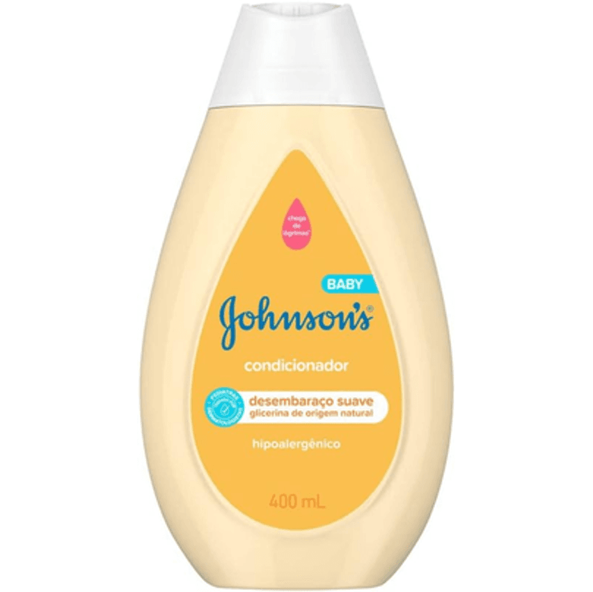 Condicionador Infantil Johnson's Baby Regular 400 Ml, Amarelo