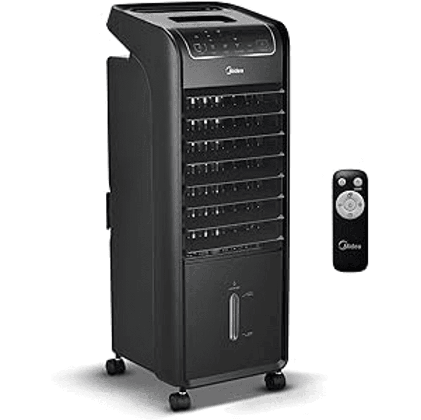 Climatizador De Ar Midea Opções De Temperatura (frio) 3 Velocidades Refrigera Akap1 Preto 110v