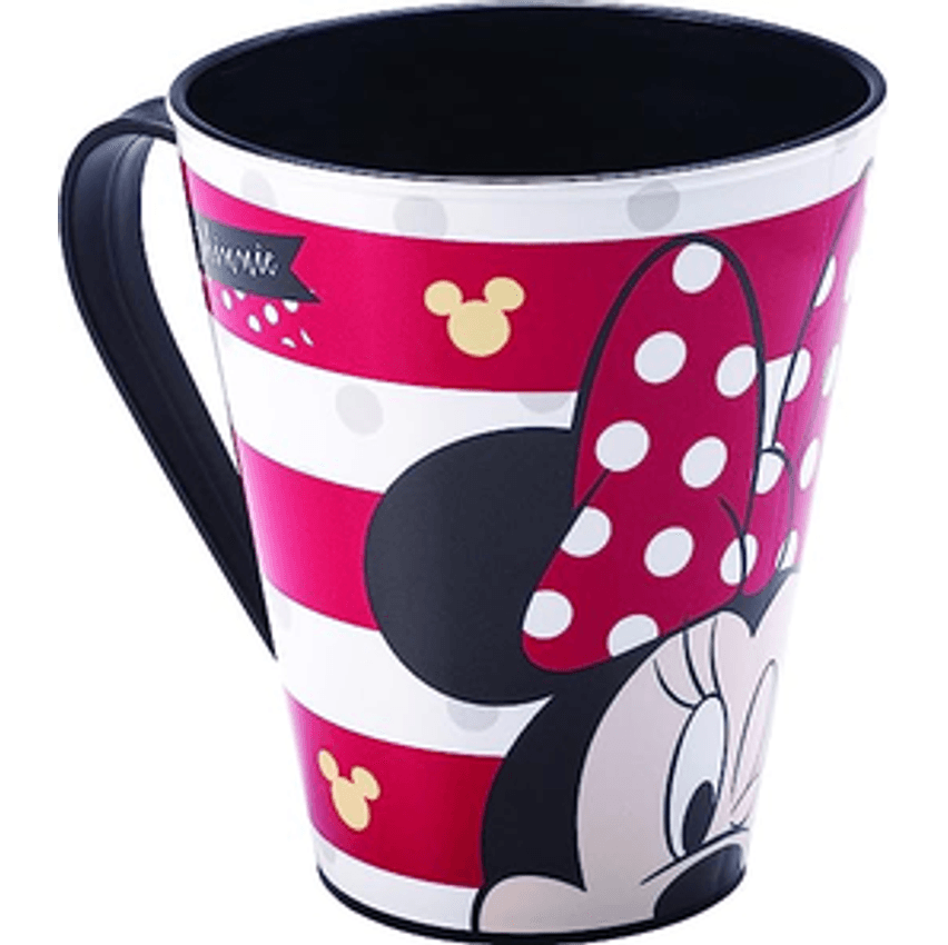Plasútil Minnie Caneca de Plástico, Vermelho, 360 ml
