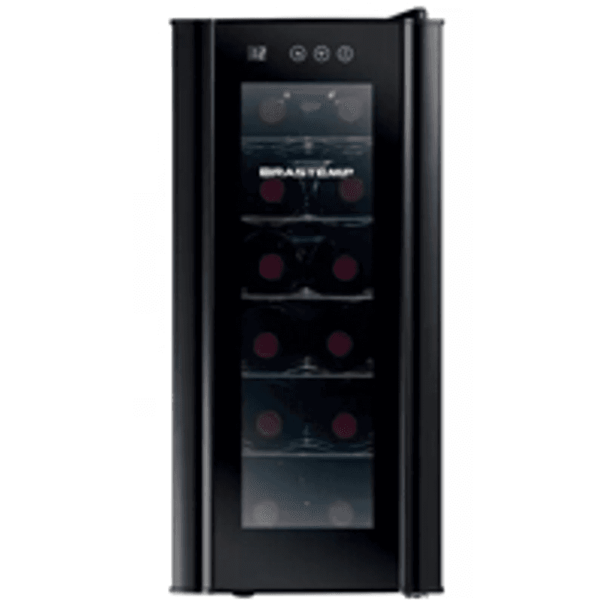 Adega Climatizada Brastemp 12 Garrafas com Painel Touch All Black BZC12 B Preto
