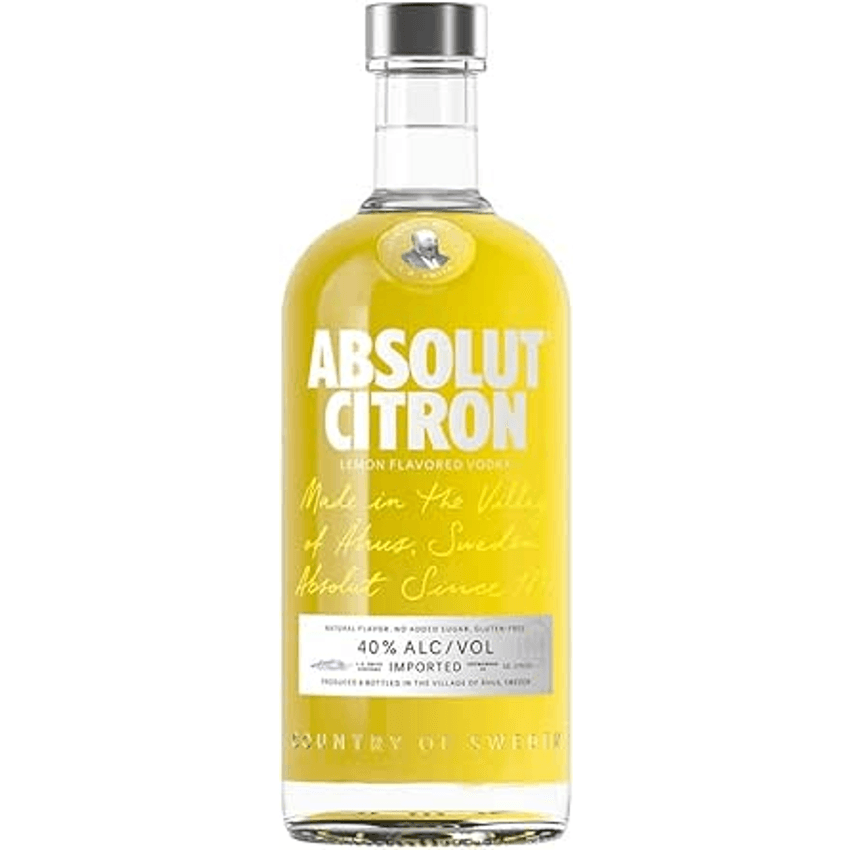Absolut Vodka Citron 750 Ml