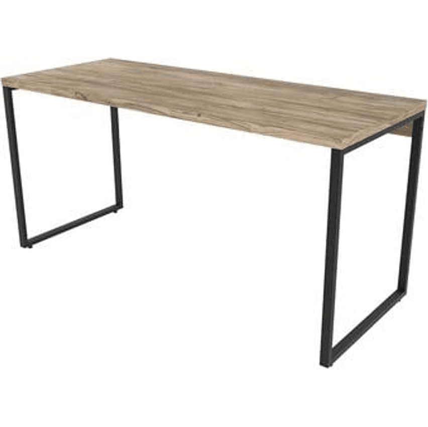 Mesa Escrivaninha Industrial 150cm Trevalla Kuadra ME150-E10 Carvalho