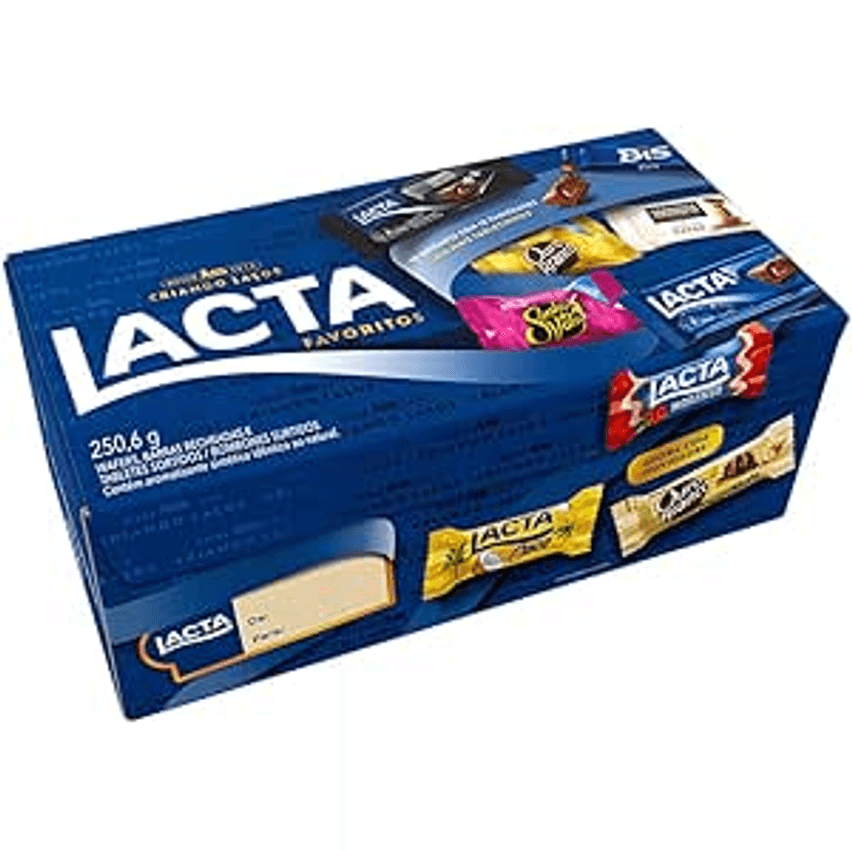Lacta Favoritos - Caixa de variedades chocolates, 250,6g