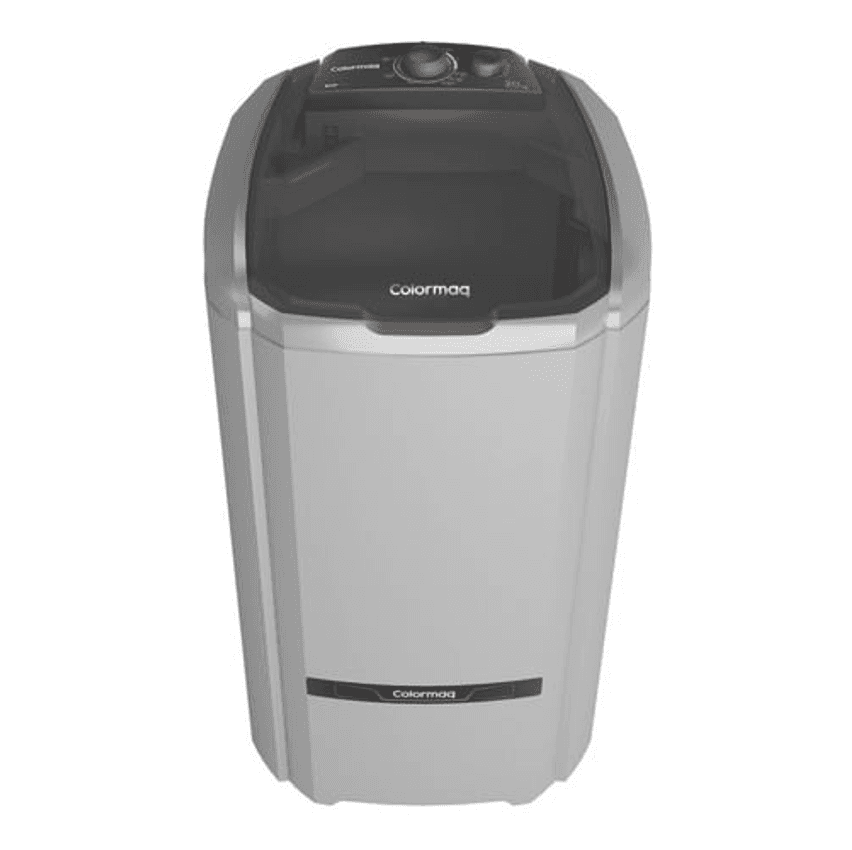 Máquina de lavar semi-automática Tanquinho Colormaq LCS 20kg 127V - prata