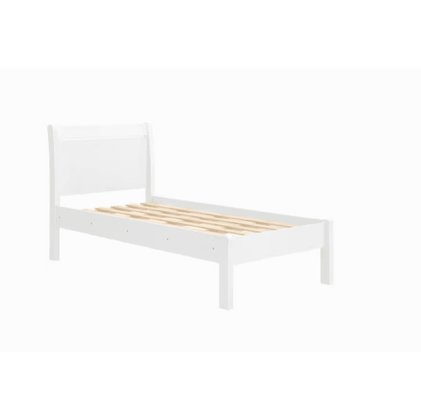 Cama Solteiro Barreto Siena - Branco Fosco