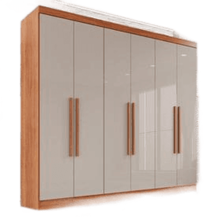 Guarda-roupa Casal 6 Portas 2 Gavetas França - Espresso Móveis