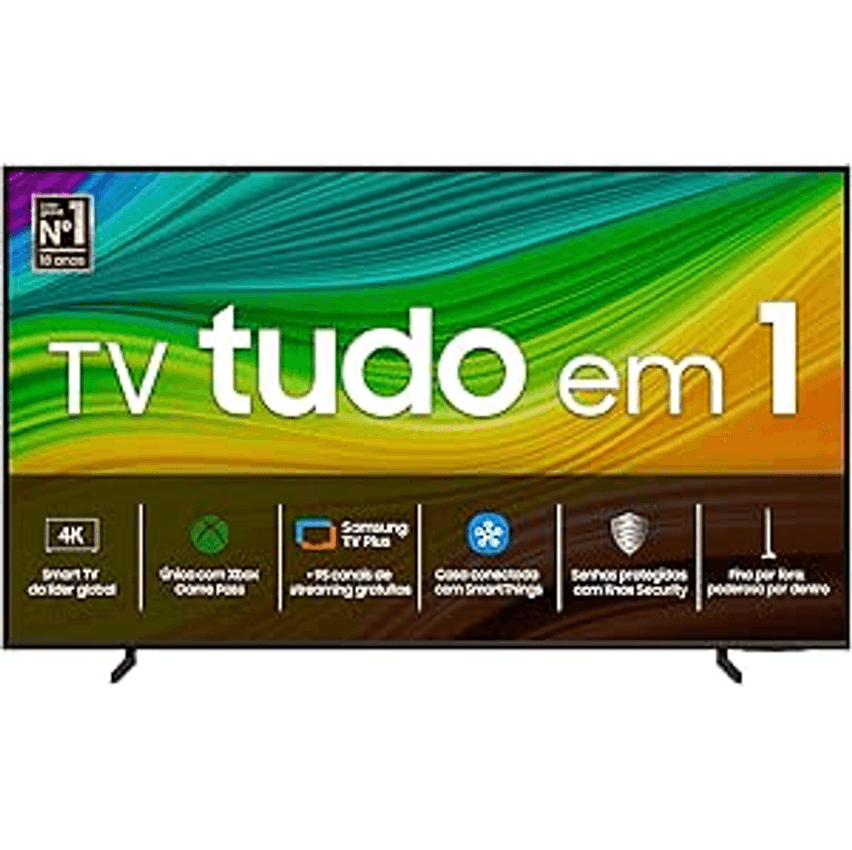 Samsung Smart TV 65" QLED 4K 65Q60D - Tecnologia de Pontos Quânticos, Design AirSlim, Gaming Hub