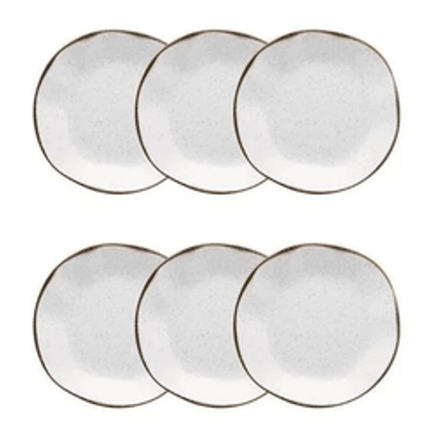 Conjunto De 6 Pratos Fundos 22,5cm Ryo Maresia
